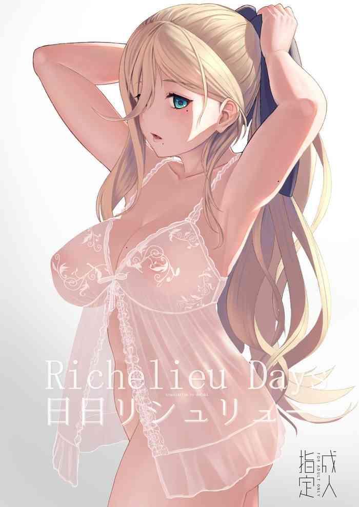 Bikini Nichinichi Richelieu- Kantai collection hentai Drunk Girl