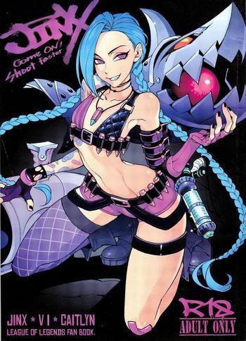 Mother fuck JINX Come On! Shoot Faster- League of legends hentai Cumshot