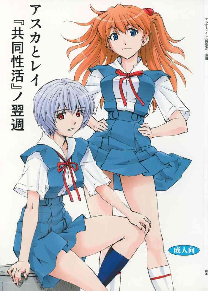 Hairy Sexy Asuka to Rei "Kyoudou Seikatsu" no Yokushuu- Neon genesis evangelion hentai Slender