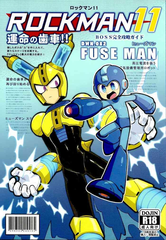 Sex Toys (Finish Prison) Luòkè rén 11-FUSEMAN gōnglüè běn | "Rockman 11-FUSEMAN Raiders" (Mega Man)- Megaman hentai Cum Swallowing